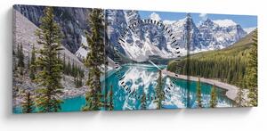Kép - Banff Nemzeti Park (órával) (90x30 cm)