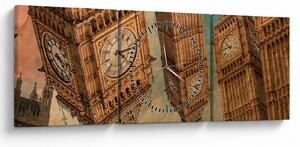 Kép - Big Ben, London (órával) (90x30 cm)