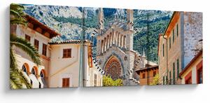 Kép - Sóller, Mallorca (órával) (90x30 cm)