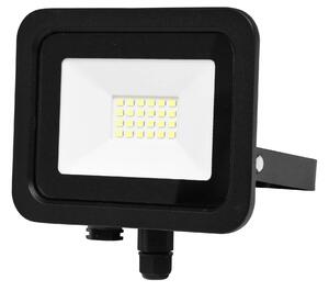 Ecolite Fekete LED-reflektor, 20W, Economy