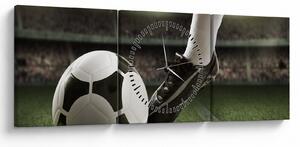 Kép - Futball labda (órával) (90x30 cm)