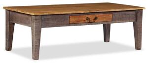 Vintage stílusú tömör fa dohányzóasztal 118 x 60 x 40 cm