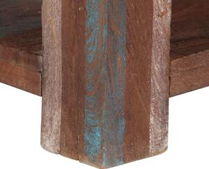 Vintage stílusú tömör fa dohányzóasztal 88 x 50 x 38 cm