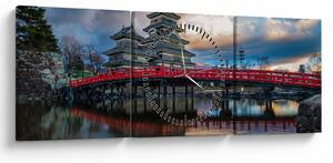 Kép - Japán (órával) (90x30 cm)