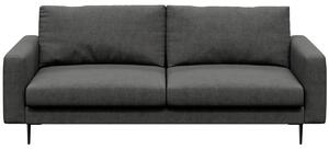 Sötétszürke szövet háromüléses kanapé DEVICHY Levie 222 cm