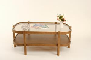 Hanah Home Dohányzóasztal Walnut Togg 110 - dió
