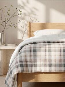 Sinsay - Kockás ágytakaró - világos szürke