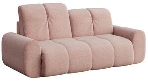 Rózsaszín szövet kétüléses kanapé Devichy Tous 210 cm