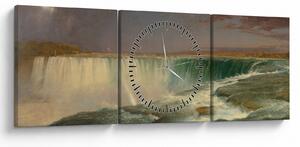 Kép - Frederic Edwin Church, Niagara, reprodukciók (órával) (90x30 cm)