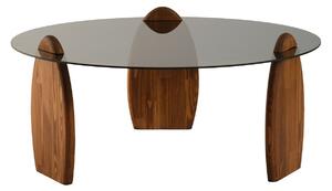 Hanah Home Dohányzóasztal Chesnut Fume Surf - Gesztenye, Füstszínű