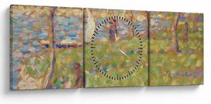Kép - Georges Seurat, Study for "La Grande Jatte", reprodukciók (órával) (90x30 cm)
