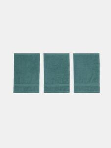 Sinsay - Kéztörlő készlet 3 pack - zöldeskék