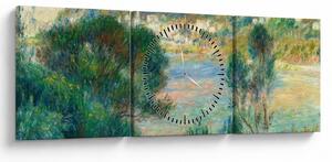 Kép - Auguste Renoir, View of Monte Carlo from Cap Martin, reprodukciók (órával) (90x30 cm)