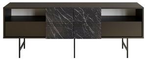 Hanah Home TV állvány Black Marble Derin - fekete