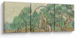 Kép - Vincent van Gogh, The Olive Orchard, reprodukciók (órával) (90x30 cm)