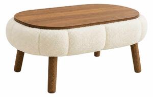 Atelier Del Sofa Dohányzóasztal Fehér Papatya - Fehér