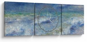 Kép - Pierre-Auguste Renoir, Seascape, reprodukciók (órával) (90x30 cm)