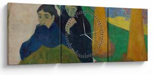 Kép - Paul Gauguin, Arlésiennes (Mistral) , reprodukciók (órával) (90x30 cm)