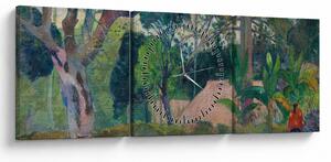 Kép - Paul Gauguin, Te raau rahi (The Big Tree), reprodukciók (órával) (90x30 cm)