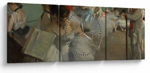 Kép - Edgar Degas, The Dance Class, reprodukciók (órával) (90x30 cm)