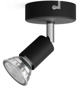 Philips felületre szerelhető karos spotlámpa, fekete színben (Limbali)