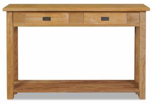 Tömör tíkfa tálalóasztal 120 x 30 x 80 cm