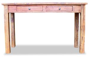 Tömör újrahasznosított fa tálalóasztal 123 x 42 x 75 cm