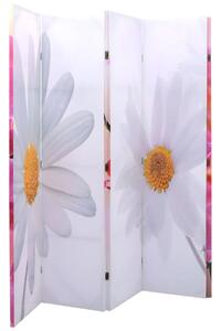 Virágmintás paraván 200 x 170 cm