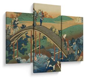 Kép - Katsushika Hokusai, Ariwara no Narihirafrom the series One Hundred, Poems Explained by the Nurse (Hyakunin isshu uba ga etoki), reprodukciók (90x60 cm)