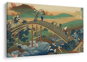 Kép - Katsushika Hokusai, Ariwara no Narihirafrom the series One Hundred, Poems Explained by the Nurse (Hyakunin isshu uba ga etoki), reprodukciók (90x60 cm)