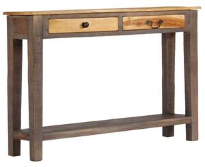 Vintage stílusú tömör fa tálalóasztal 118 x 30 x 80 cm