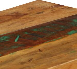 Tömör újrahasznosított fa tálalóasztal 120 x 35 x 76 cm