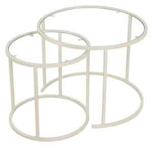 Hanah Home Coffee Table Set Beige Beige-Trs-60-42-Nrd-Srk