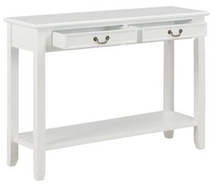 Fehér fa tálalóasztal 110 x 35 x 80 cm