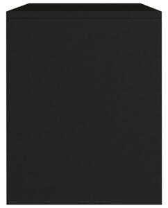 Fekete forgácslap éjjeliszekrény 40 x 30 x 40 cm