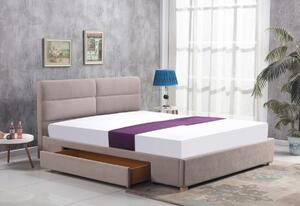 Čalouněná postel KAVALA, 160x200, béžová