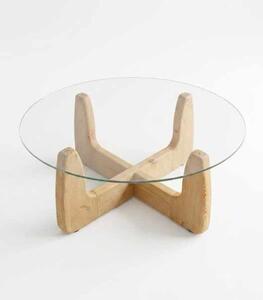 Hanah Home Coffee Table Natural Yuvarlak - Natural