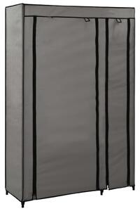 Szürke összecsukható szövet ruhásszekrény 110 x 45 x 175 cm
