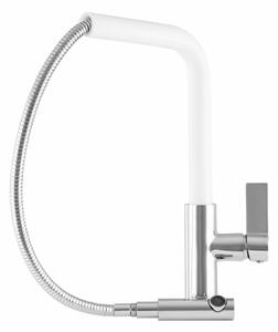 Sink Quality Base Mosogató Csaptelep - Kihúzható zuhanyfej, Fehér