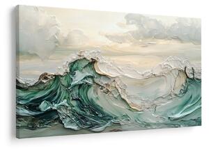 Kép - 3D tengeri absztrakció (90x60 cm)