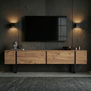 Hanah Home TV Stand Atlantic Pine Black Onera - Atlantic Pine, Black