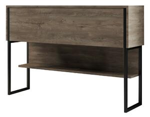 Hanah Home Komód Fekete Dió Luxe - Fekete, Dió