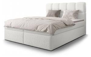 MASSIMO kárpitozott boxspring ágy 120x200 - fehér