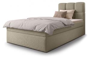 MASSIMO kárpitozott boxspring ágy 90x200 - bézs
