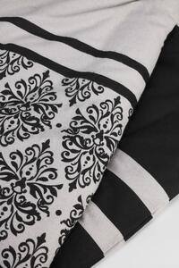Ornaments flanel ágynemű fehér-fekete 140x200 cm