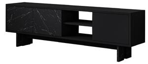 Hanah Home TV állvány BlackMarble Ravello - Fekete, Márvány