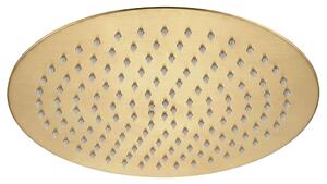 Kerek esőztető zuhanyfej REA JS-P014BG 30cm Brush Gold