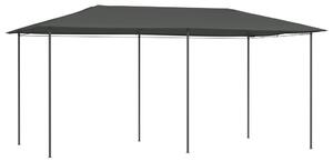 Antracitszürke pavilon 2,98 x 5,3 x 2,59 m 160 g/m²