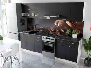 Color fekete konyhabútor 250 cm