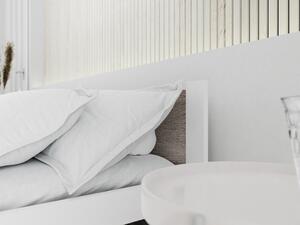 IKAROS ágy 160 x 200 cm, fehér/trüffel tölgy Ágyrács: Ágyrács nélkül, Matrac: Deluxe 10 cm matrac